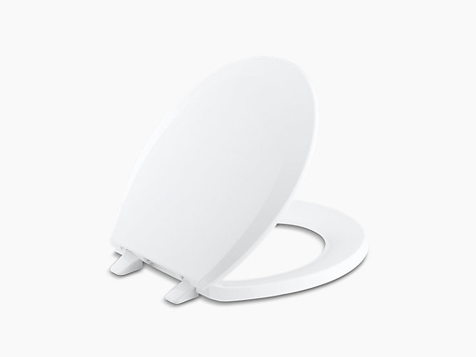 K-4662-96 Lustra Quick-Release round-front toilet seat  BISCUIT 